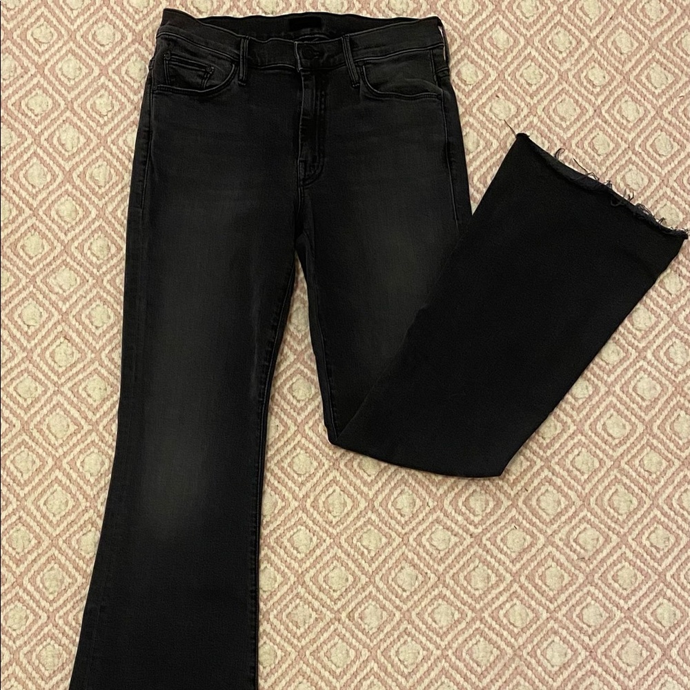 MOTHER The Weekender Fray Denim